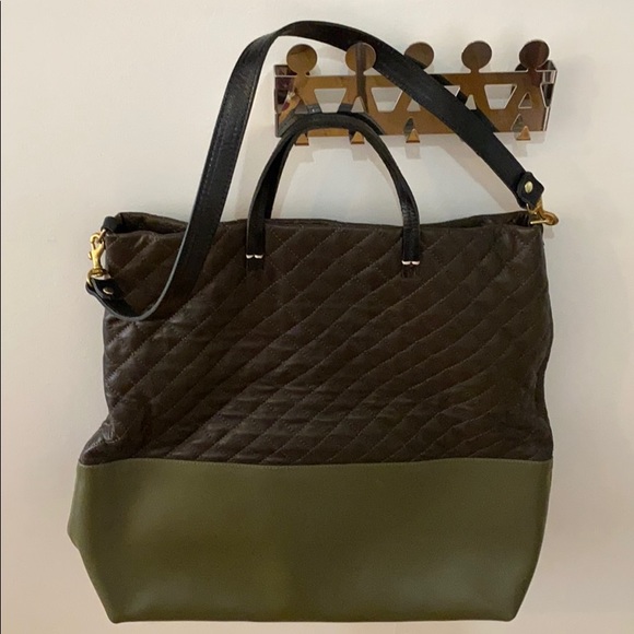 NWT Clare V Quilted Tote Bag - Picture 5 of 12